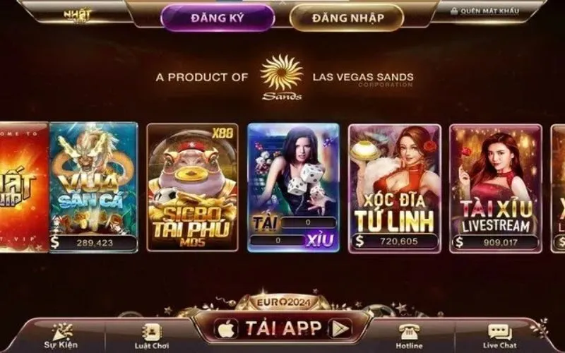 Giới thiệu chung về cổng game nhatvip